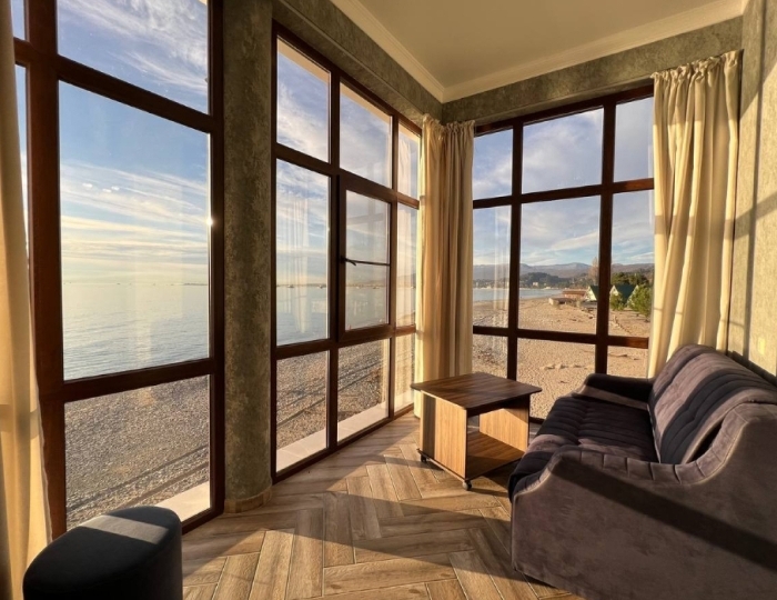 2-местное 2-комн. панорамный люкс - Отель Black Sea / Черное море Сухум